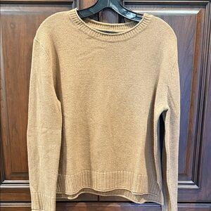 Jenni Kayne Essential Every Day Sweater Dark Camel